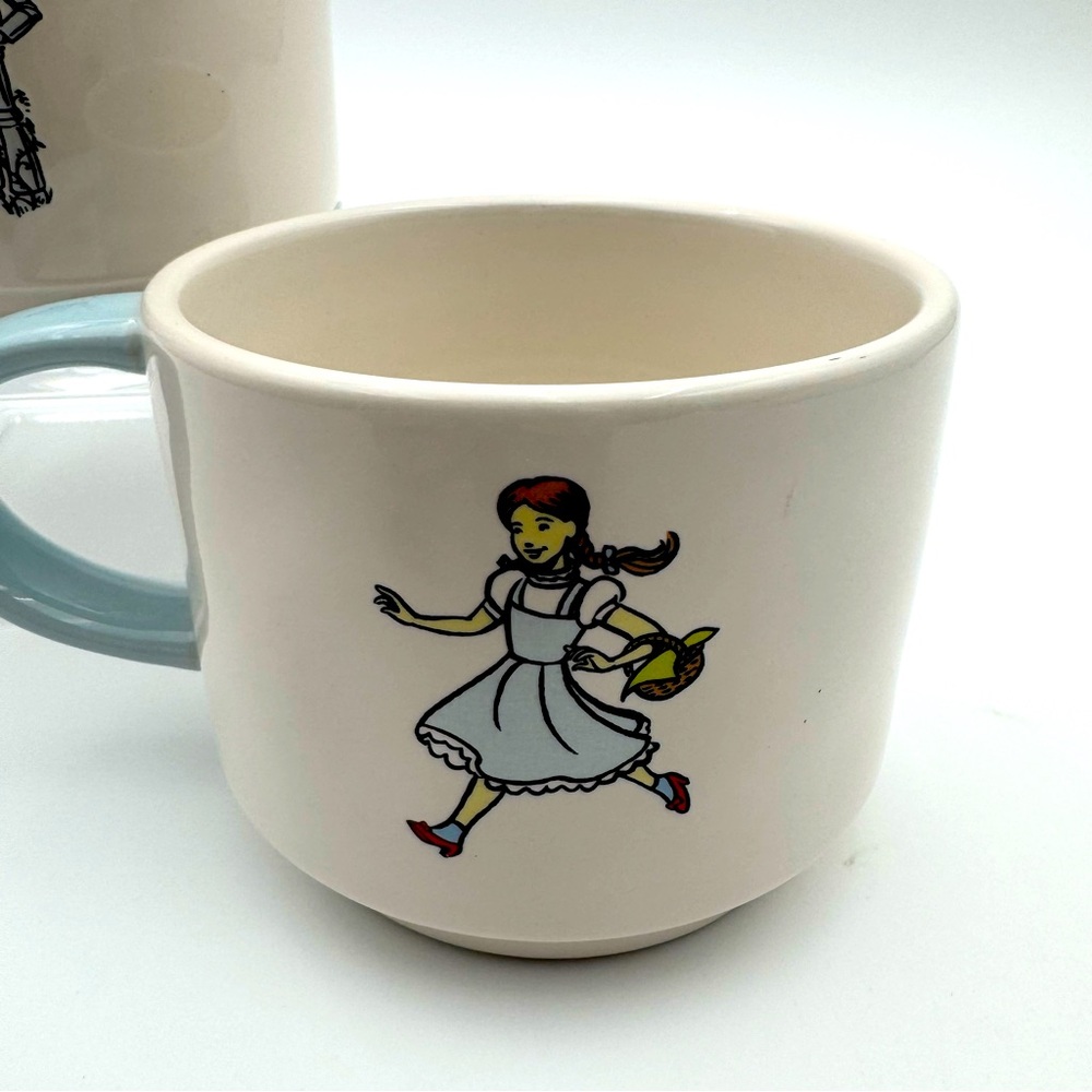 Rae Dunn Wizard of Oz Mugs Set of 2 | Heart Kansas | Dorothy & Tin Man | HTF - Picture 3 of 12